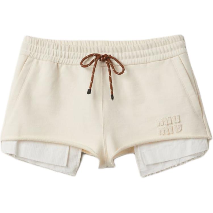 MIU MIU Elasticated Drawstring Waistband Shorts