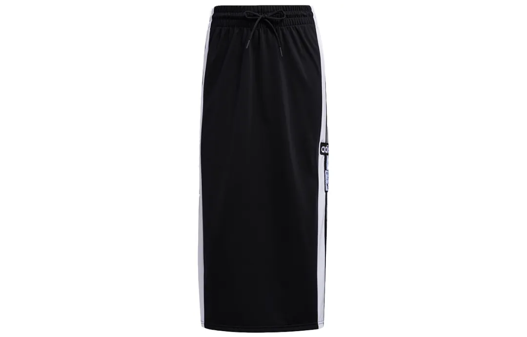 Adidas Originals ADIBREAK Casual Long Skirt Women's Black