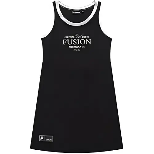 FILA FUSION UNIFORM Sleeveless Dress Women's Black