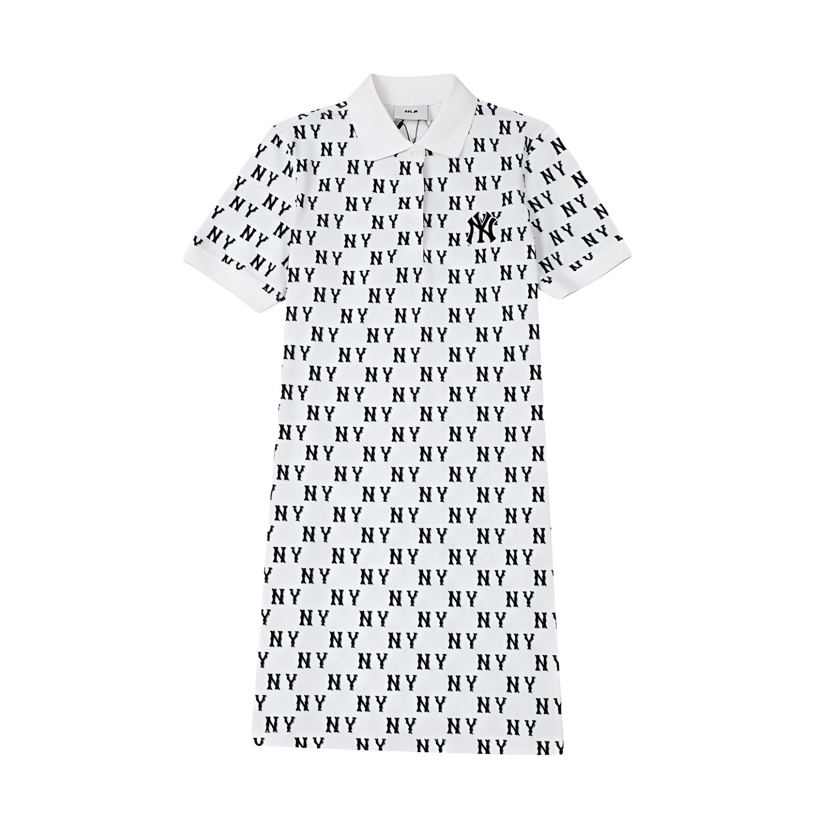 Женское платье MLB Polo Dress (белое)