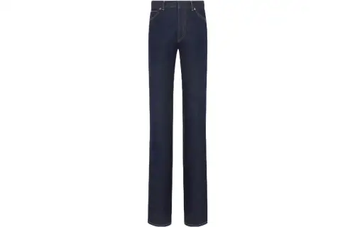 DIOR FW23 Jeans Women's Dark Blue