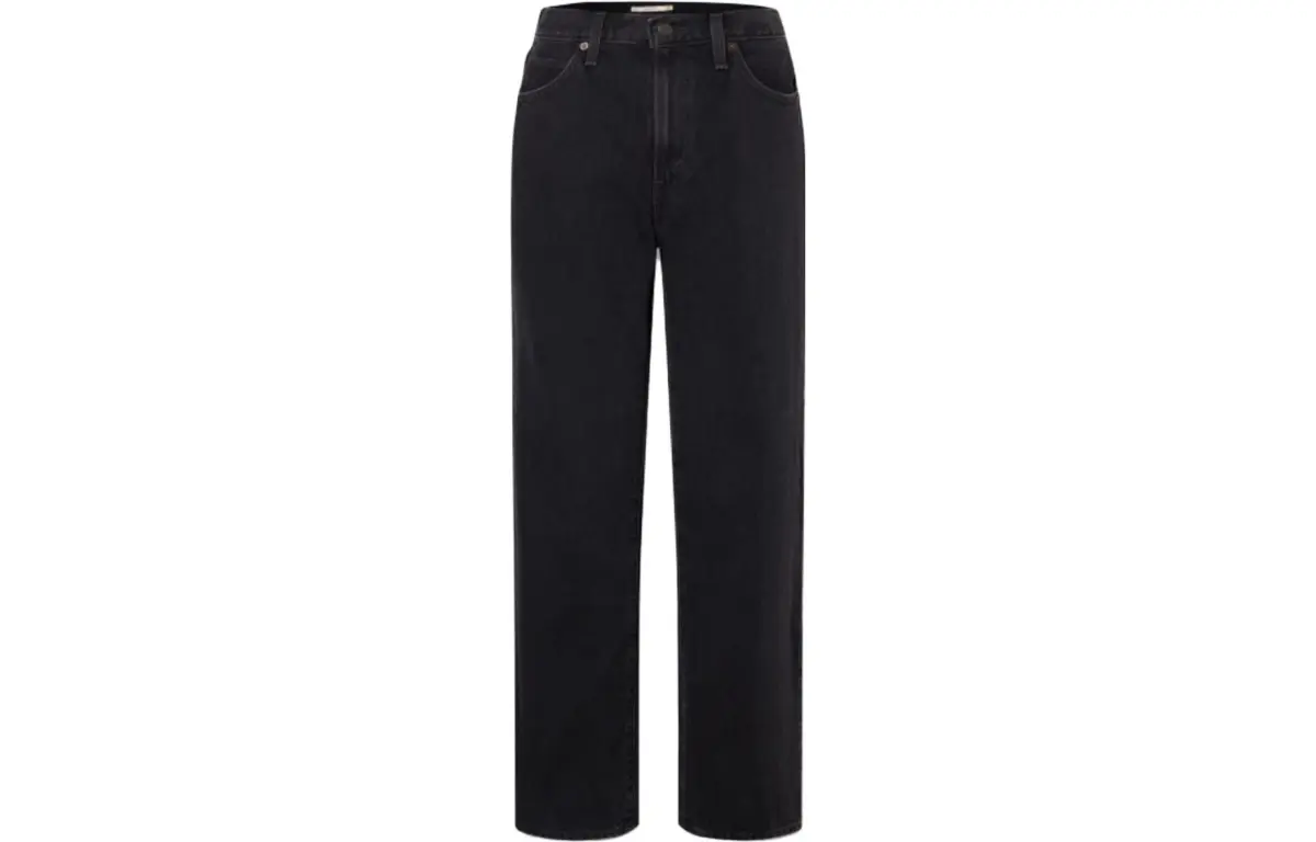 Levi's Jeans Women's Dark Gray Moderate Straight Fit Pants