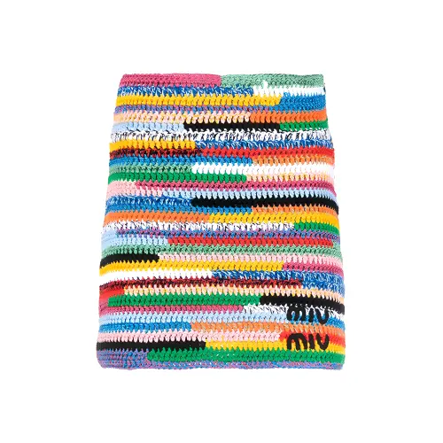 MIU MIU SS22 Casual Short Skirts Women's Multicolor
