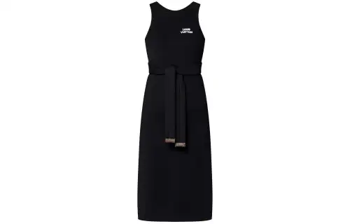 LOUIS VUITTON Wrap-Detail Tank Dress