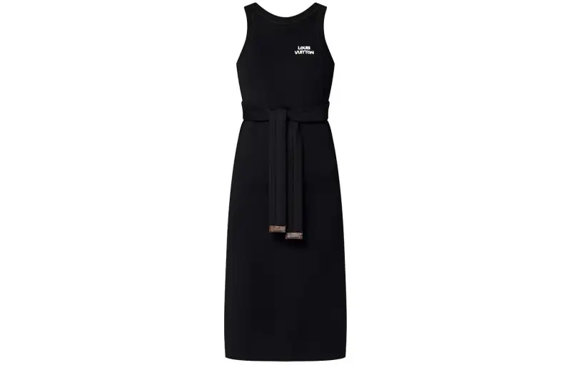 LOUIS VUITTON Wrap-Detail Tank Dress