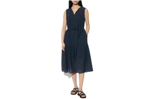 UNIQLO Sleeveless Dress Women's Navy Blue