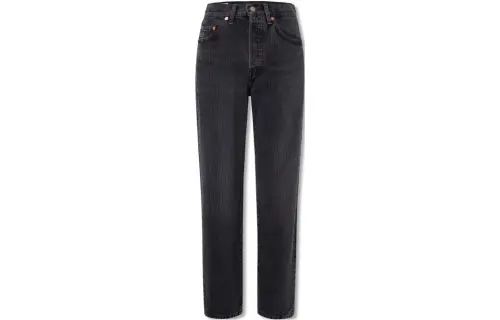 Levis Jeans Women's Gray Moderate Straight Fit Pants