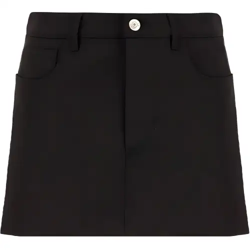 Balenciaga FW21 Casual Short Skirts Women's Black