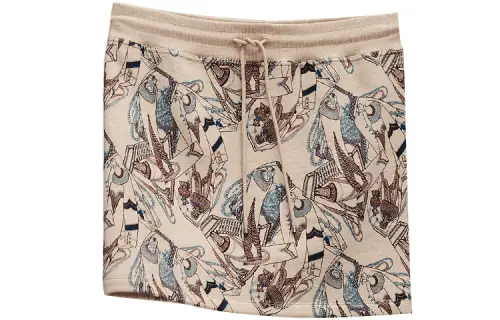 HERMES Casual Short Skirts Women's Beige