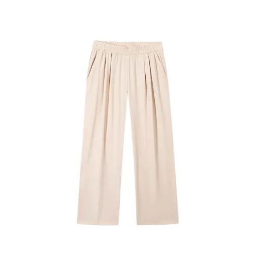Anta Variety Training Collection Knitted Sweatpants Women's Nude Khaki