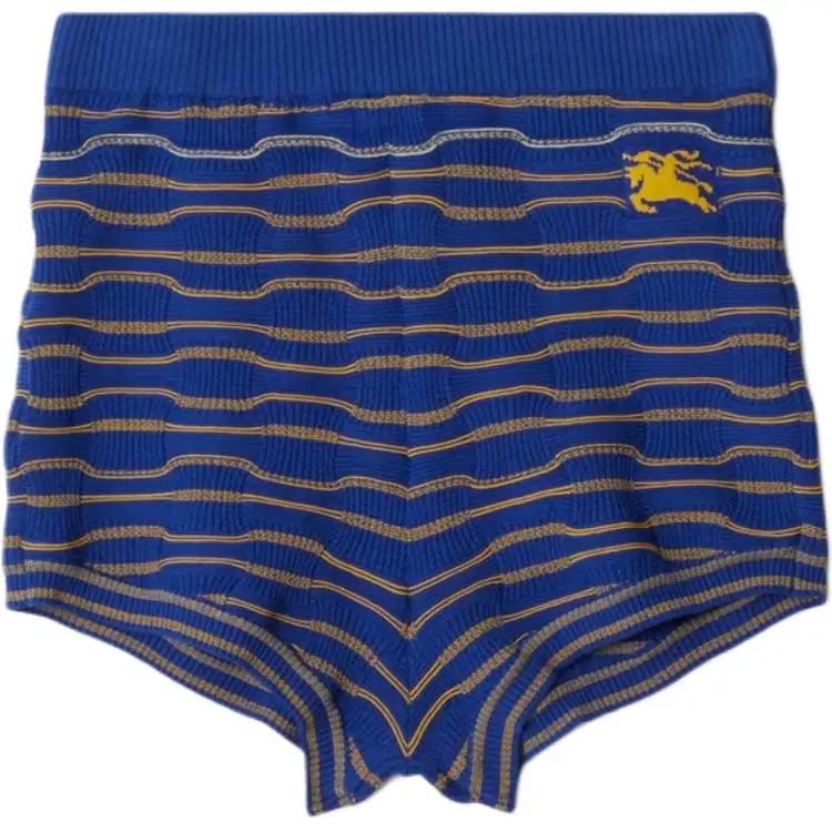 Burberry Striped Knitted Mini Shorts
