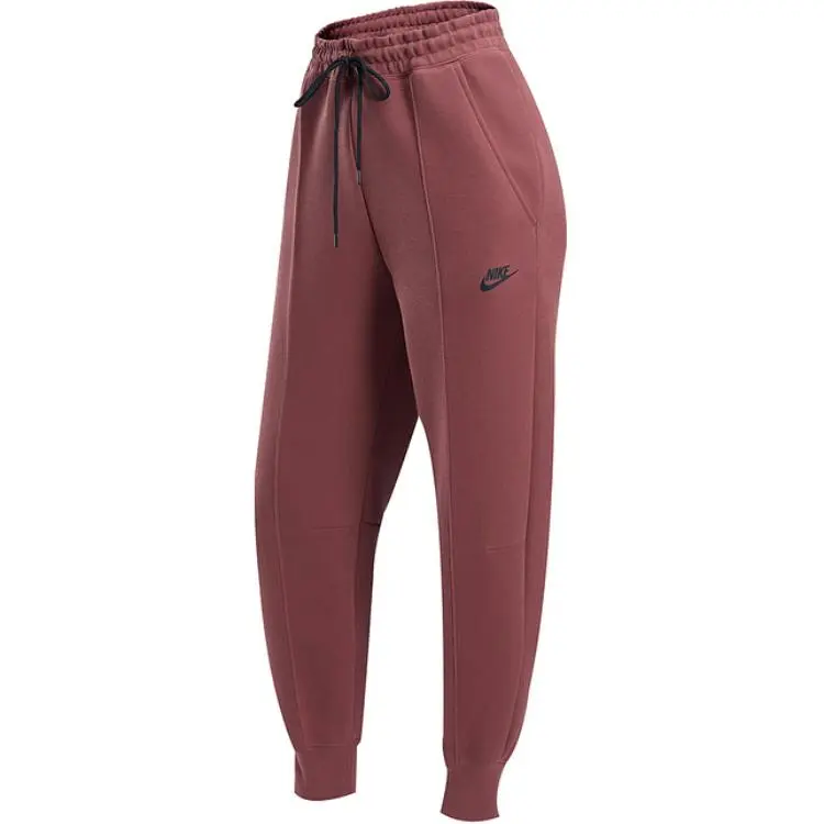 Nike Knitted Sweatpants Women's Red Brown