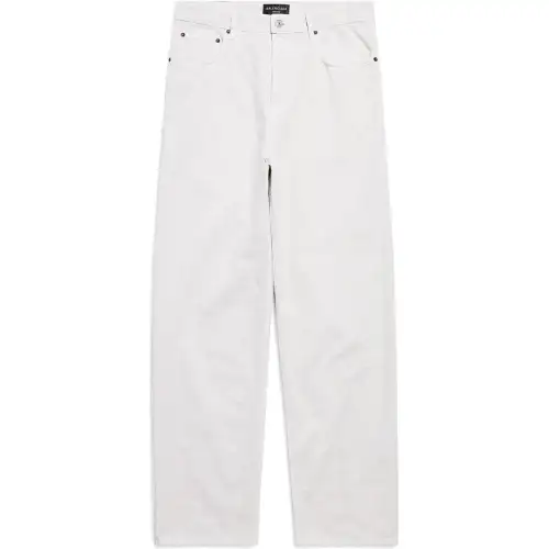Balenciaga Jeans Loose Fit Women's White