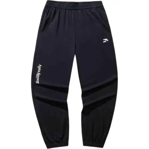 Anta Life Collection Knitted Sweatpants Women's Basic Black
