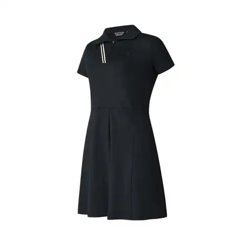 FILA Golf Short Sleeved Dress Women's Pitch Black BK