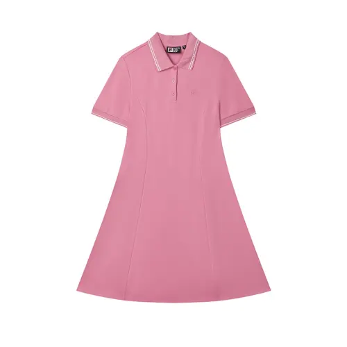 FILA Lifestyle Short Sleeved Dress Women's Grape Powder PK