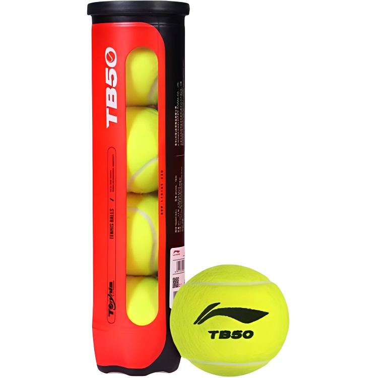 Li Ning Tennis Balls Wool Match Ball Neon Green