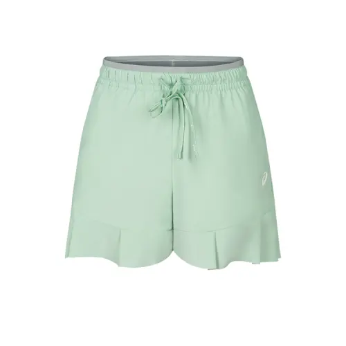 Asics Women's Running Casual Shorts Women's Gray Green