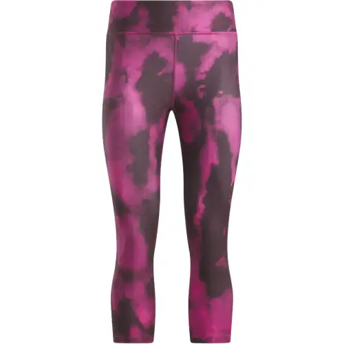 Reebok Identity Training Capri Leggings Women's Fuchsia/Black