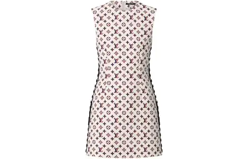 LOUIS VUITTON Sleeveless Dress Women's Pink
