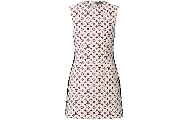 LOUIS VUITTON Sleeveless Dress Women's Pink
