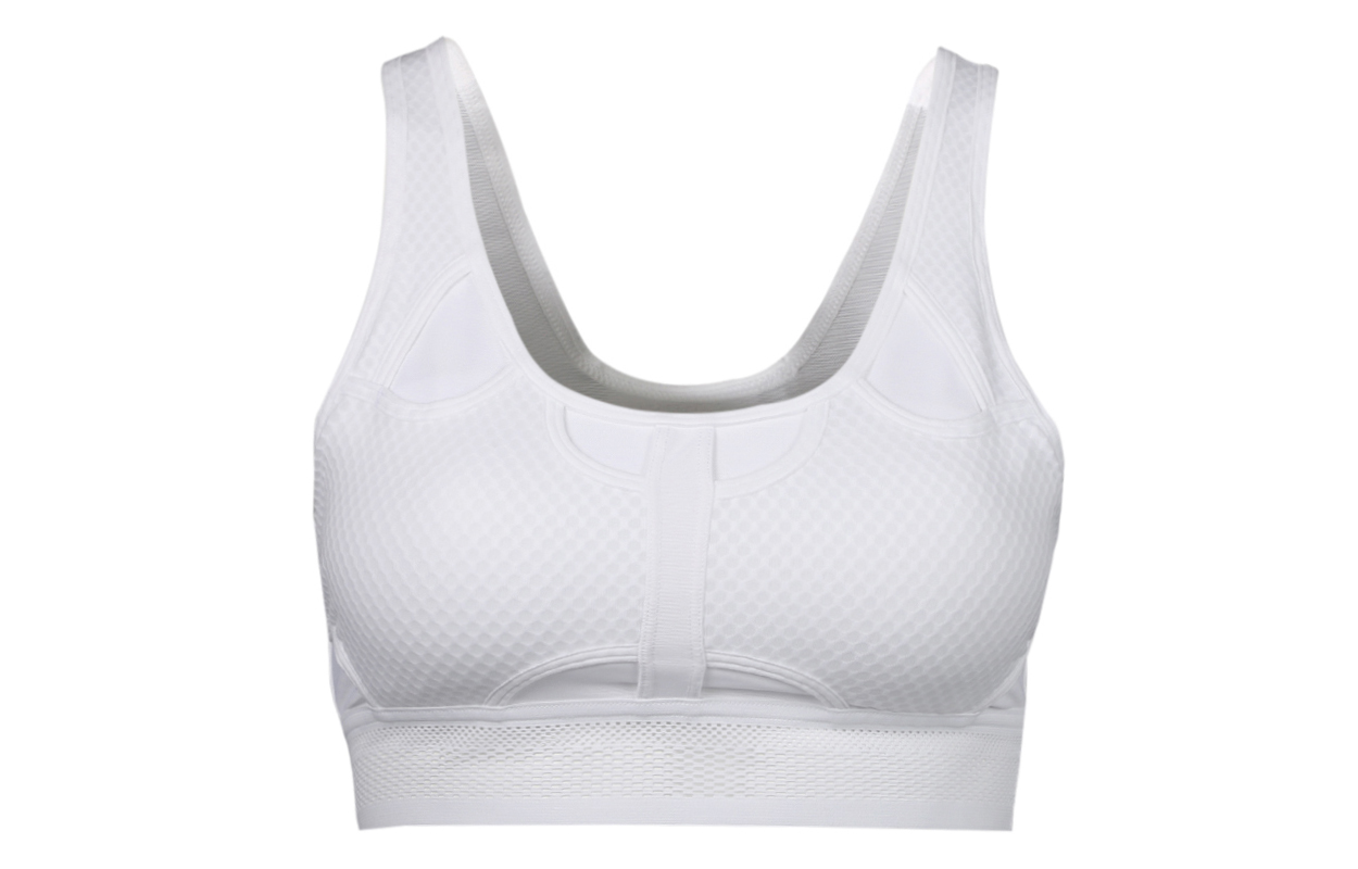Женский спортивный топ Nike Swoosh UltraBreathe (белый)