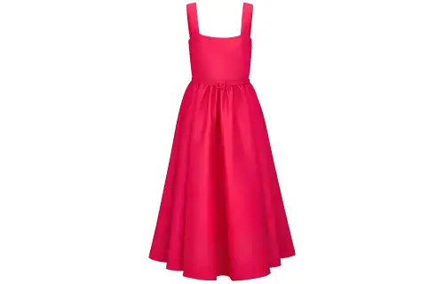 DIOR Medium Length Strappy Dress Sleeveless Dress Women's Pink