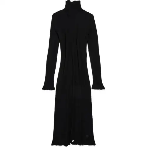 Balenciaga Long Sleeved Dress Women's Black