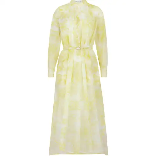 Christian DIOR Toile De Jouy Long Sleeved Dress