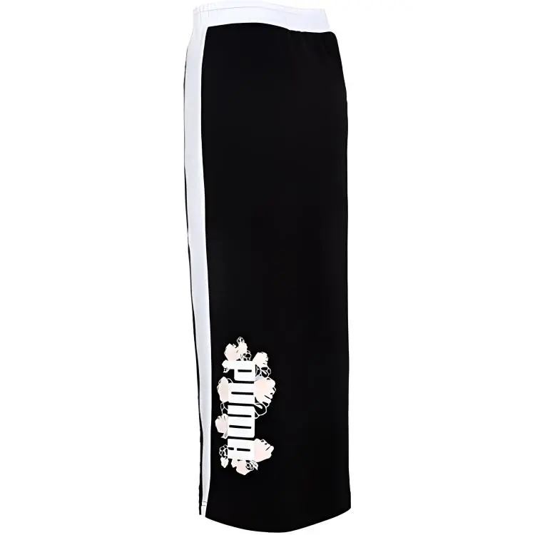 PUMA Casual Long Skirts Women's Black Moderate Long Other