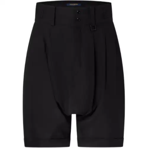 LOUIS VUITTON Draped Tailored Shorts