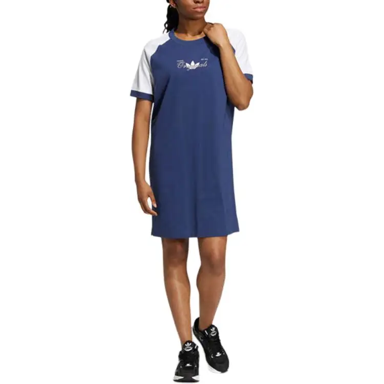 Adidas Originals Short Sleeved Dress Women's Tech Indigo
