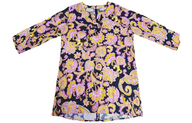 GUCCI SS22 Long Sleeved Dress Women's Multicolor