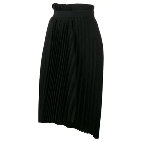 Balenciaga asymmetrical pleated skirt