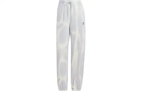 Adidas Originals Dye Allover Print Joggers Knitted Sweatpants Women's Light Gray