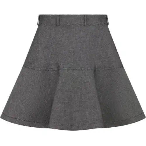 DIOR Quarterly New Products Casual Short Skirts Women's Gray Moderate Short A Line Skirt