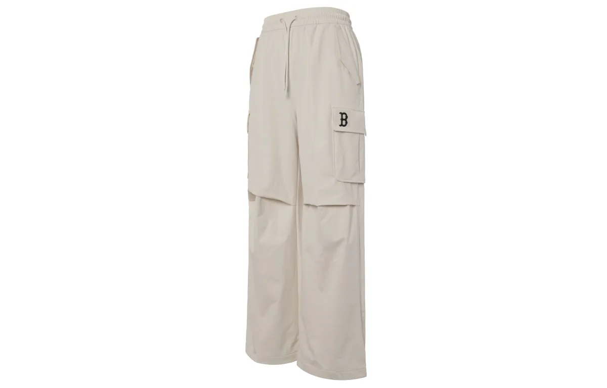 MLB Basic Boston Red Sox Woven Pants Cargo Pants Women's Dark Cream