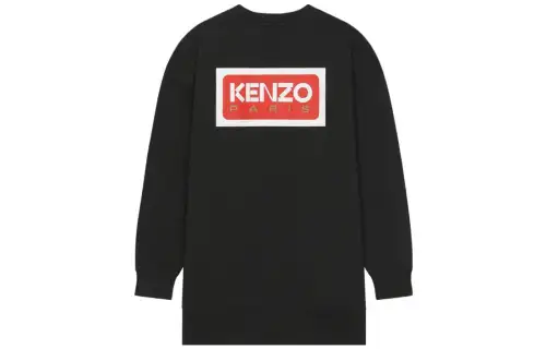 KENZO Logo print Sweatshirt Dress