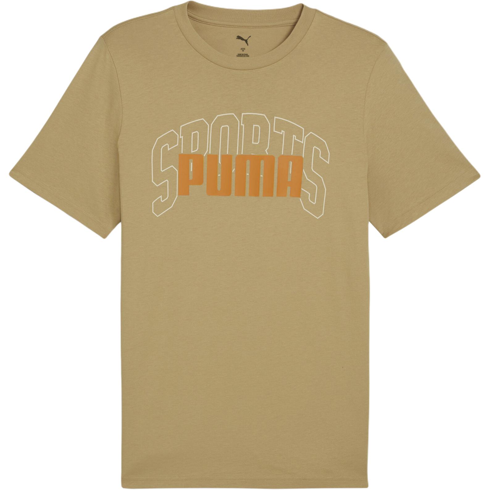 Мужская футболка PUMA Graphics Collegiate (светло-коричневая)