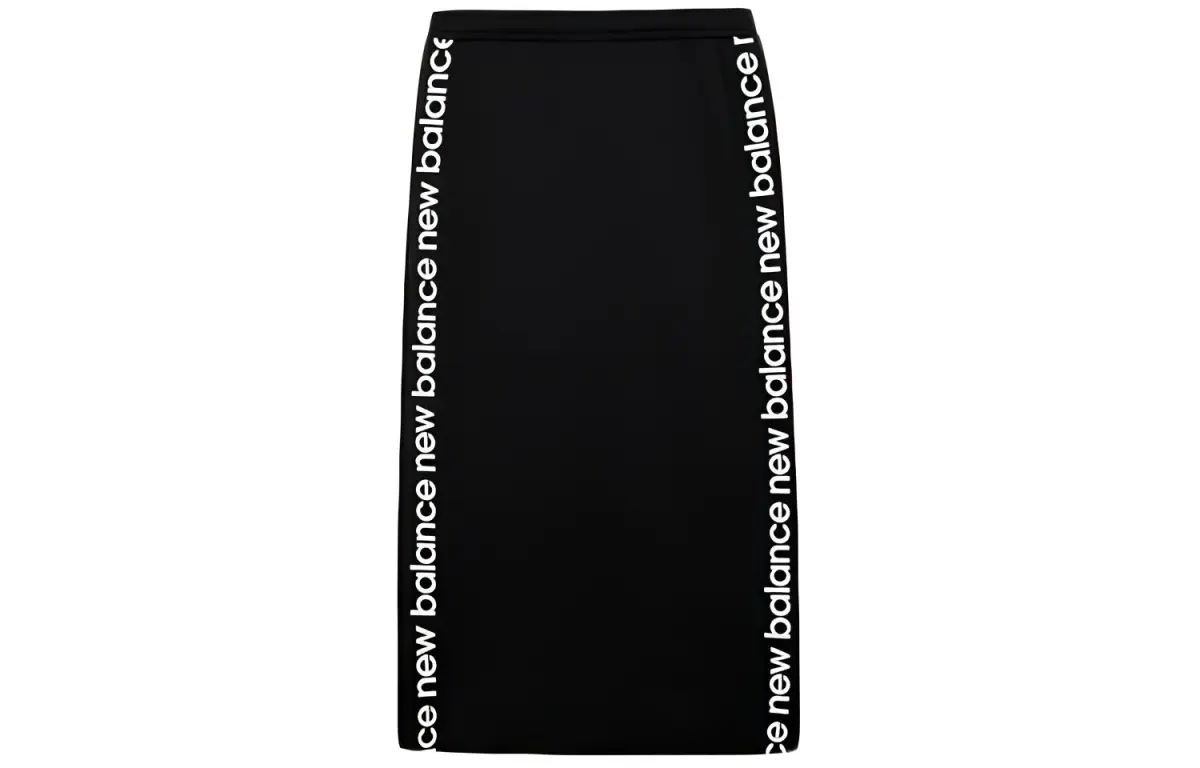 New Balance Casual Long Skirts Women's Black Moderate Mid-Length Bodycon Skirt