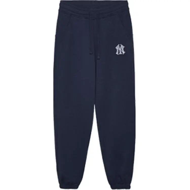 New Era Blue And White Porcelain Collection Knitted Sweatpants Women's