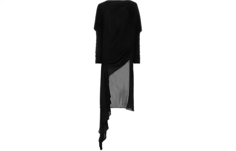 GUCCI Ruched Crepe Dress