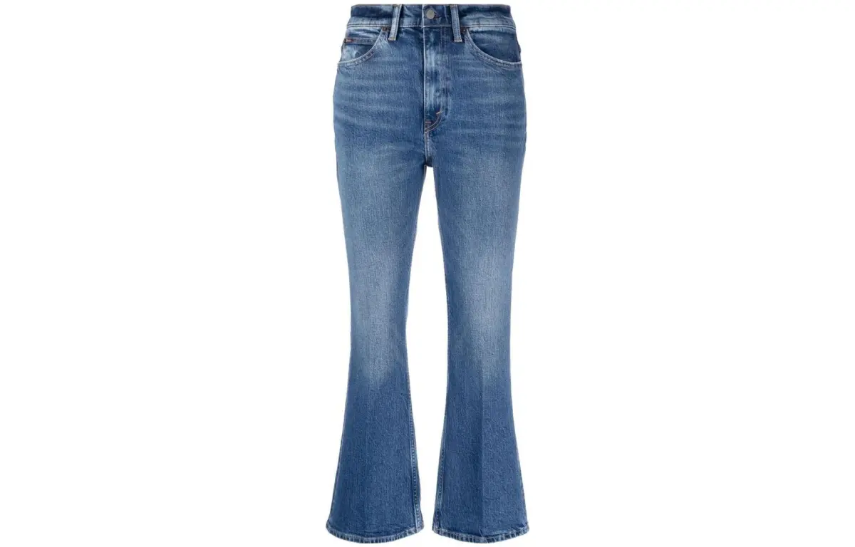 Polo Ralph Lauren Logo Patch Cropped Jeans
