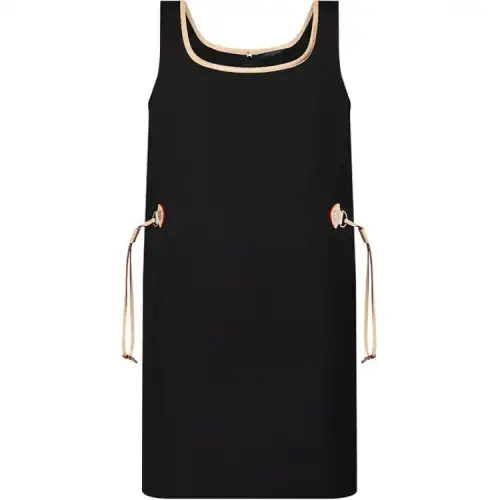 LOUIS VUITTON Sleeveless Dress Women's Black