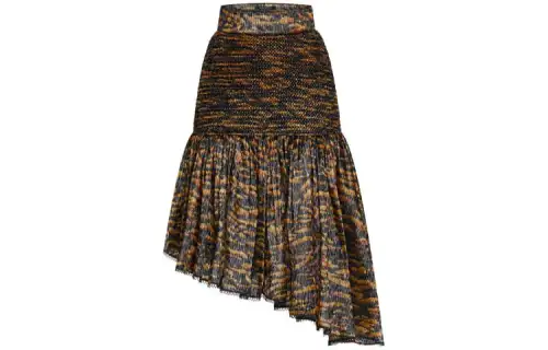 LOUIS VUITTON Casual Long Skirt Women's Multicolor