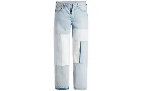 Levis Jeans Women's Light Blue Moderate Straight Fit Pants