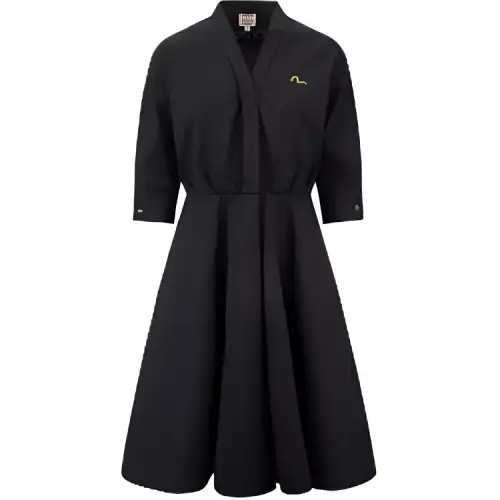 EVISU Long Sleeved Dress Women's Black