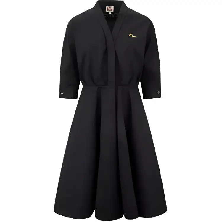 EVISU Long Sleeved Dress Women's Black