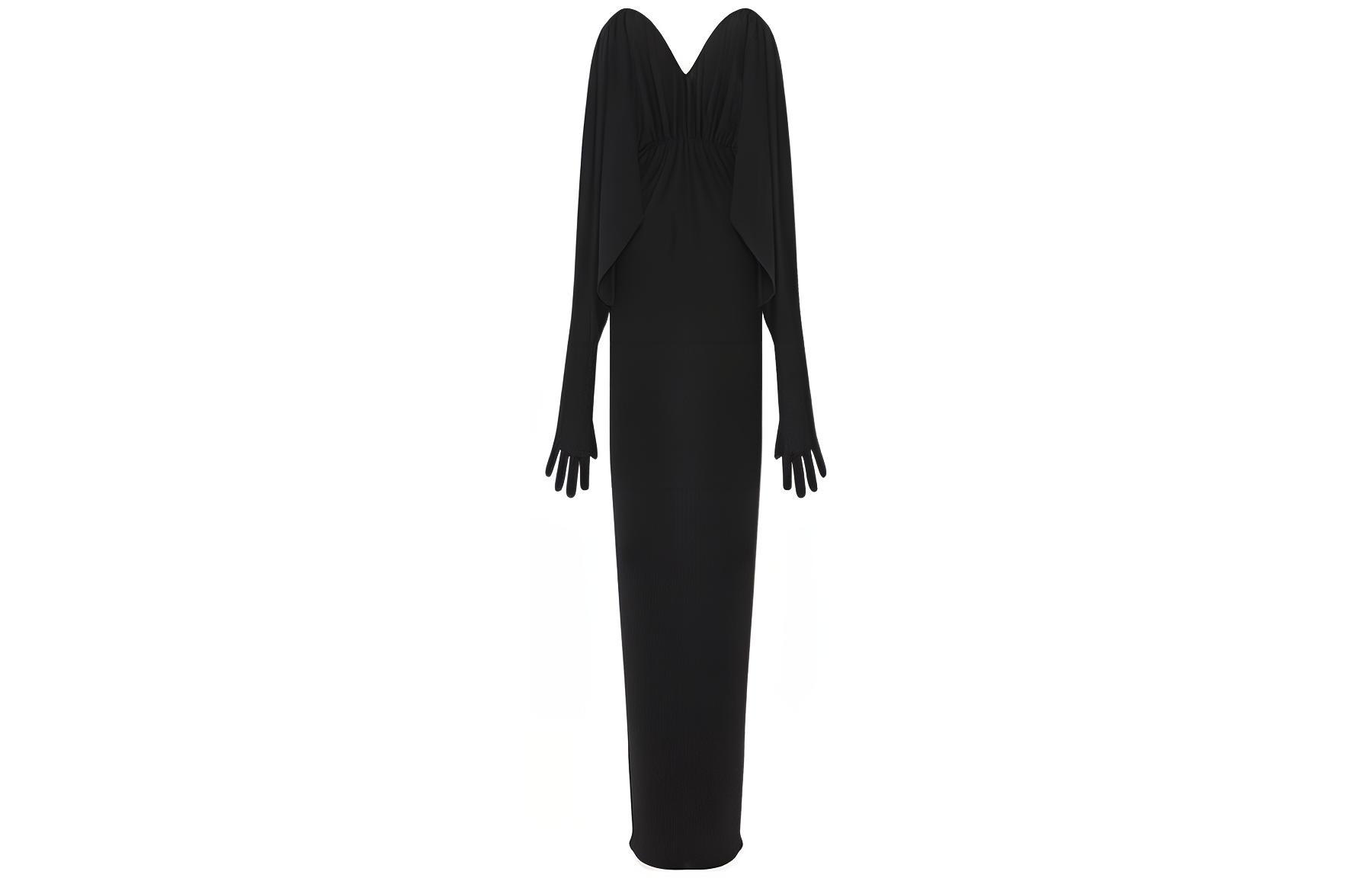 SAINT LAURENT Strapless Glove Dress