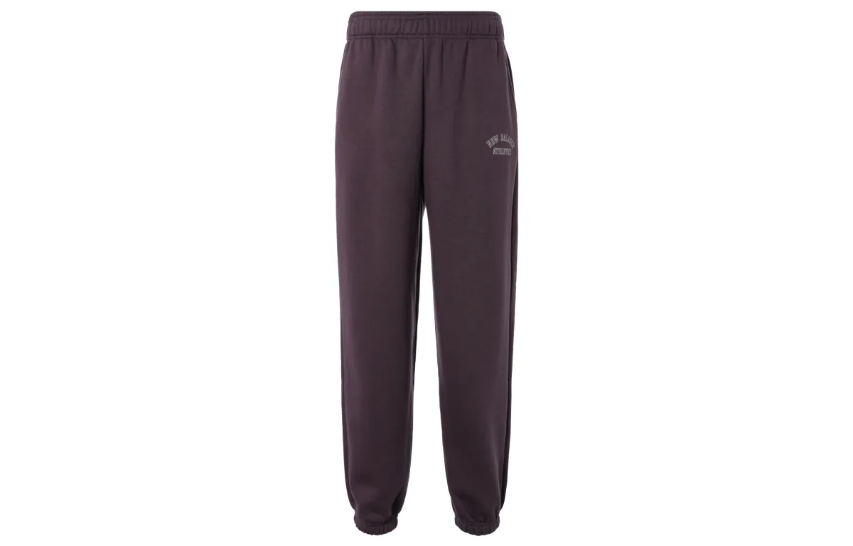 New Balance Knitted Sweatpants Women's Plum Brown